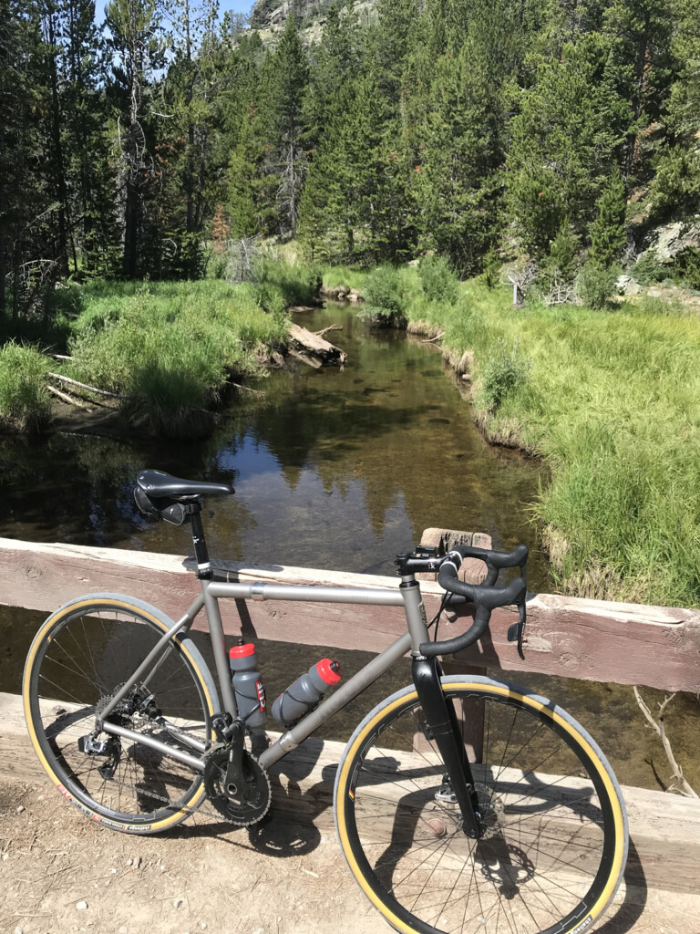 Riding The Louis Lake Road in Lander, Wyoming