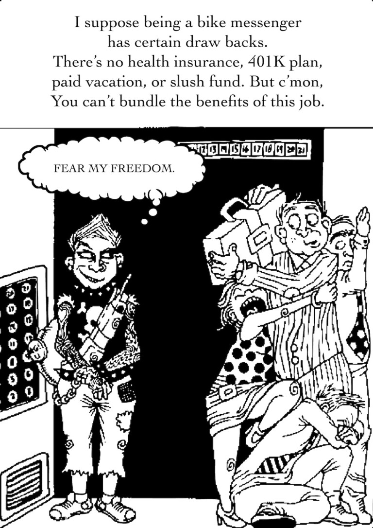 Quick Shot Bicycle Cartoon: Freedom