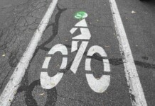 Photo: Scary Halloween Bike Lane!