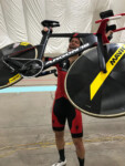 Norm Alvis after setting the US Hour Record. Photo courtesy Norman Alvis