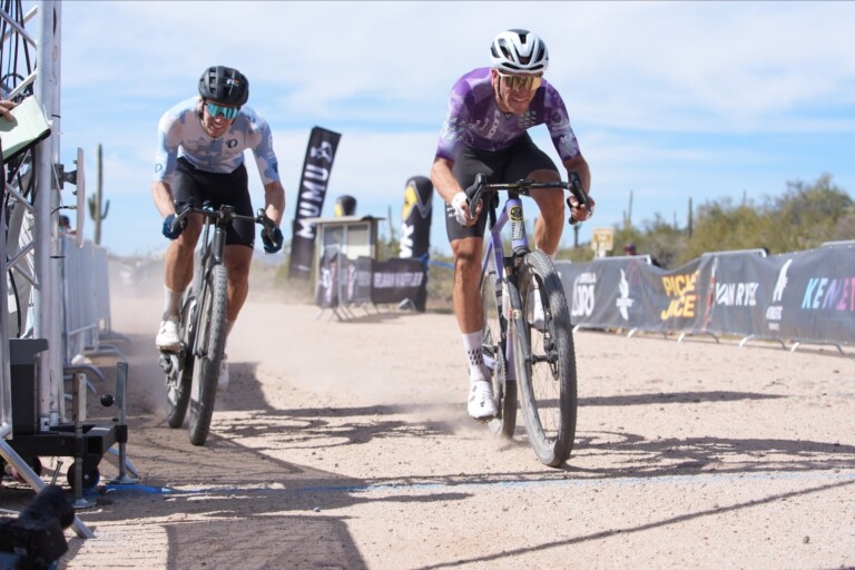 Finsterwald Wins Wild Sprint at Belgian Waffle Ride Arizona; Batten Dominates Women’s Race