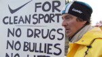 Paul Willerton at the Nike Campus Protest. Photo by Pat Malach