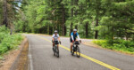 Following the Aufderheide Scenic Bikeway. Photo by Dan Shyrock
