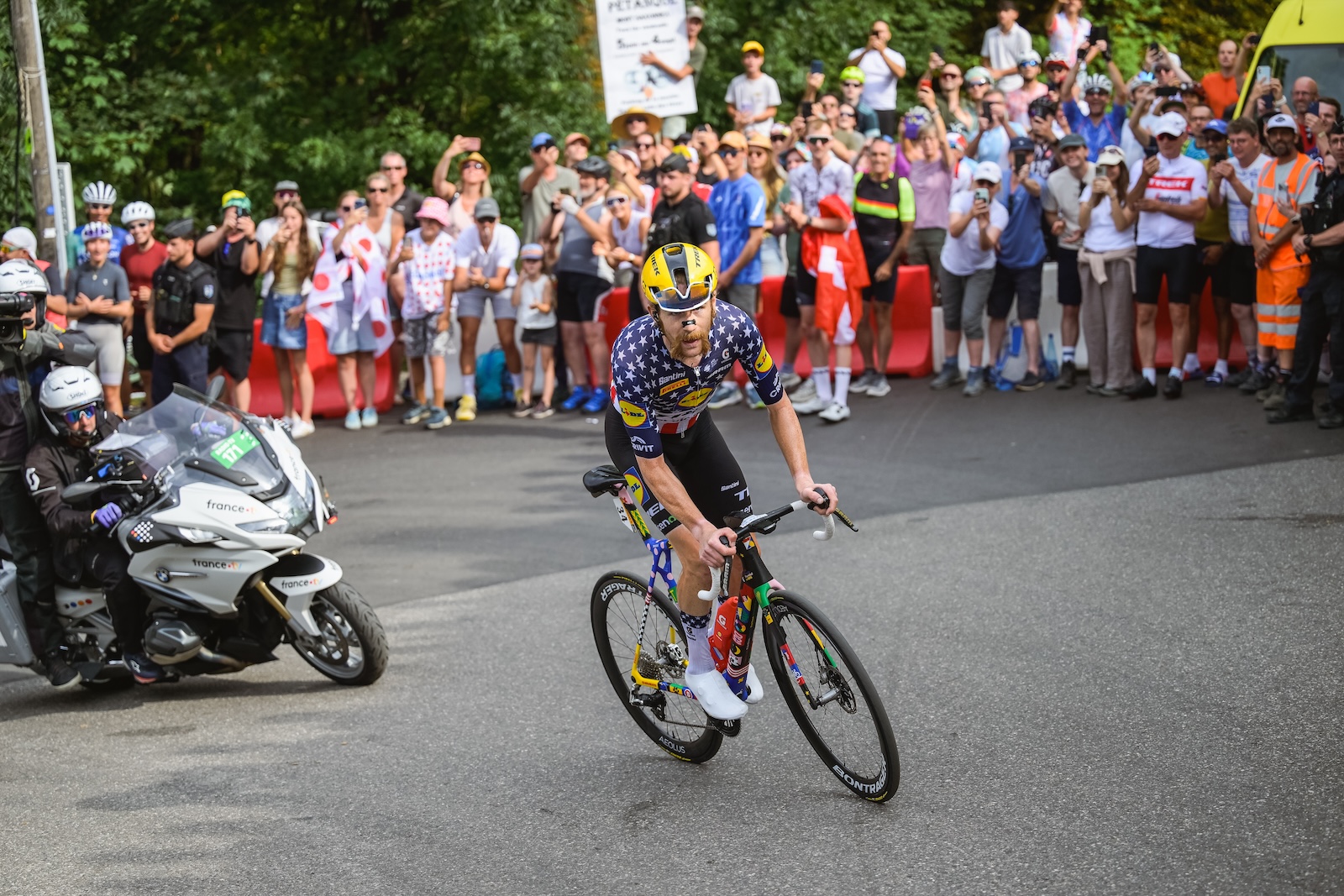 19/07/2026 - Tour de France 2026 - Étape 15 - Champagnole / Plateau de Salaison Brison (183,9 km) - Quinn SIMMONS (LIDL-TREK) - Plateau de Salaison Photo: Charly Lopez/ASO