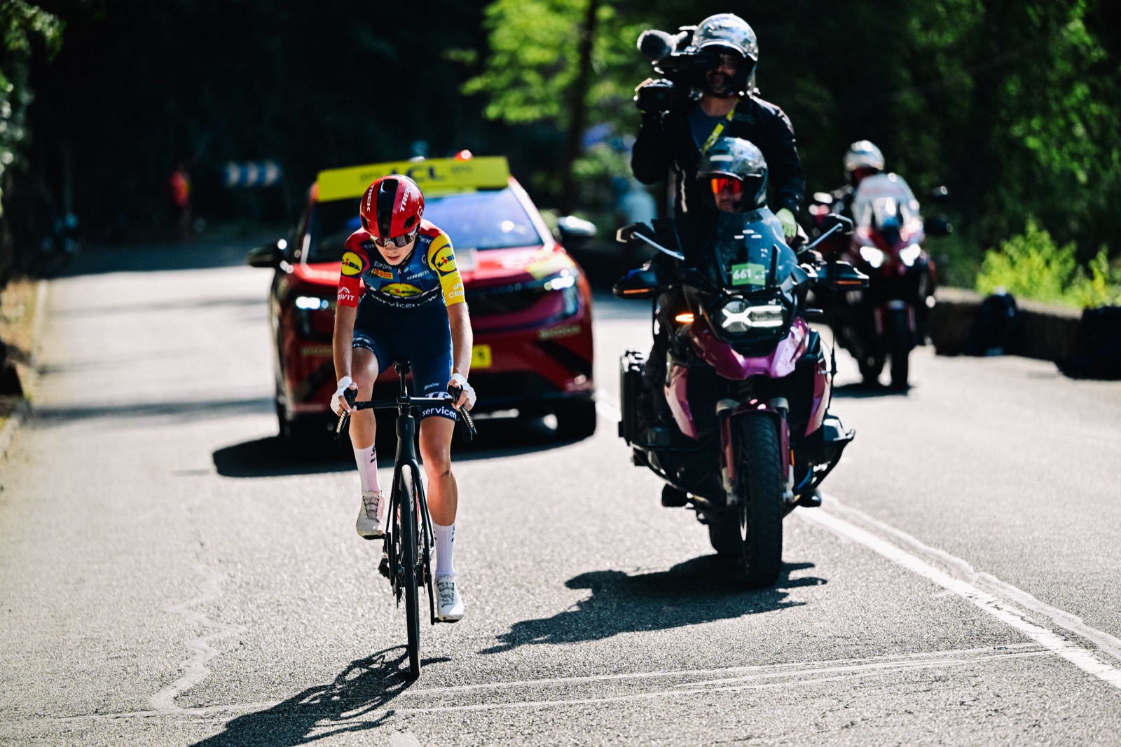 09/08/2026 - Tour de France Femmes avec Zwift 2026 - Étape 9 - Nice / Nice (99,9 km) - Isabella HOLMGREN (LIDL - TREK). Photo: Billy Ceusters/ASO