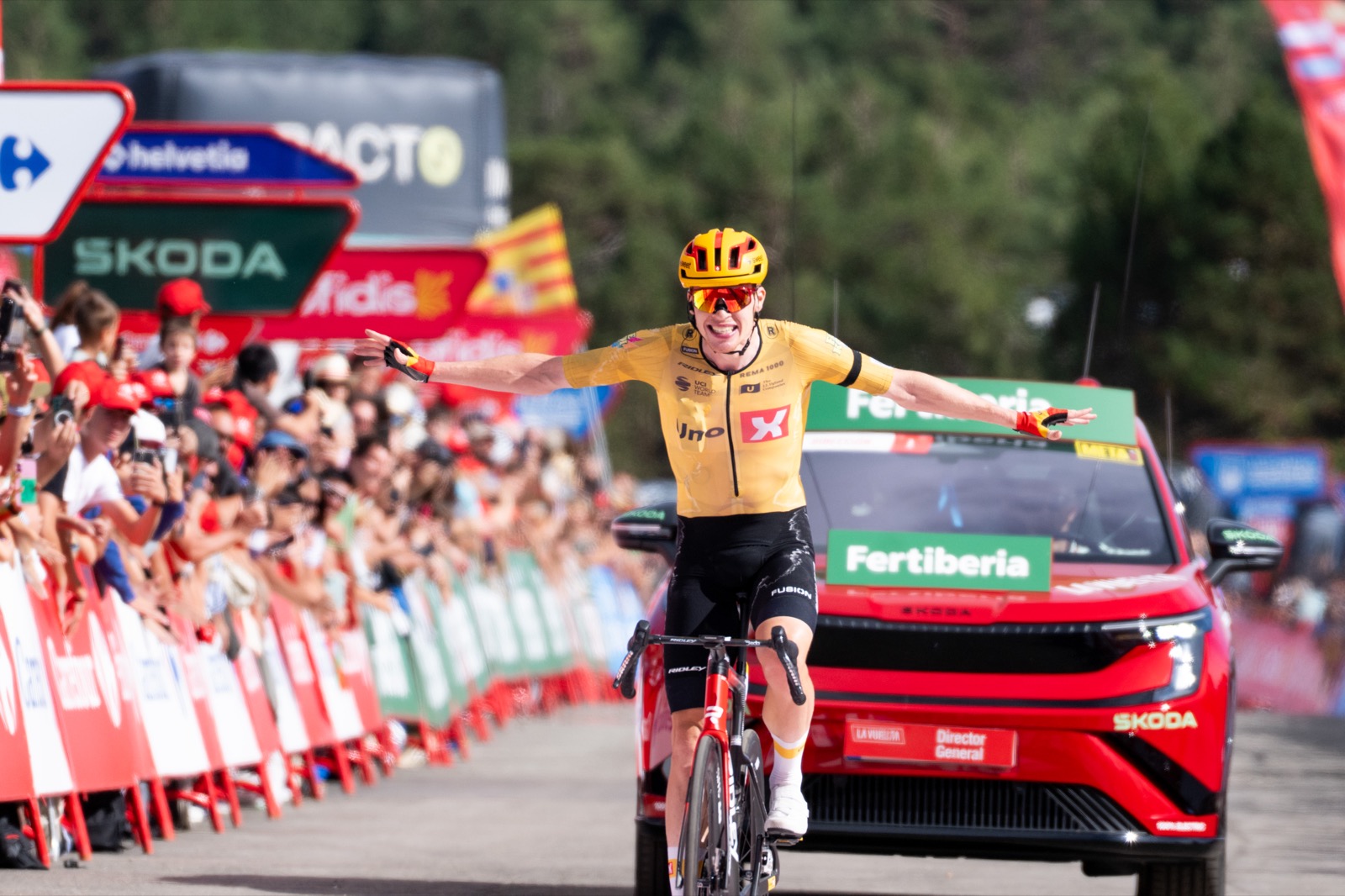 28/08/2026 - La Vuelta 2026 - Stage 7 - Vall d’Alba > Aramón Valdelinares (149,8 Km) - Tadej POGACAR (UAE TEAM EMIRATES XRG). Photo: Toni Baixauli/ASO