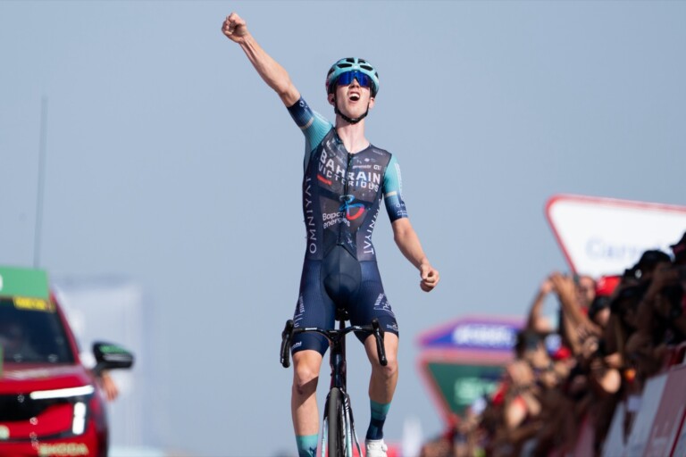 03/09/2026 - La Vuelta 2026 - Stage 12 - Vera > Calar Alto (166,6 Km) - Jakob OMRZEL (BAHRAIN VICTORIOUS). Photo: Toni Baixauli/ASO